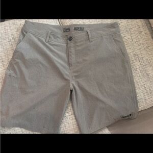 Pelagic Deep Sea Charcoal Men's Hybrid Shorts